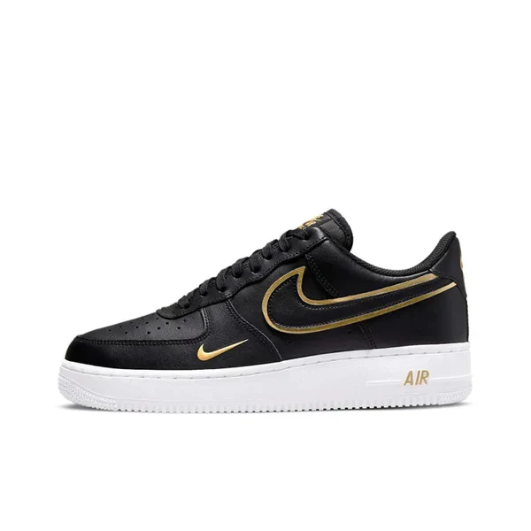 Nike Air Force 1' 07 LV8 Low Black Metalic Gold - Image 2