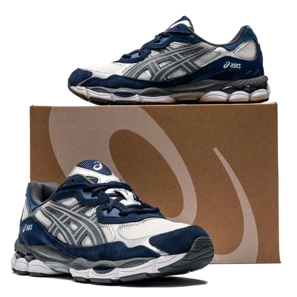 Asics Gel-NYC Cream Steel Blue - Image 5