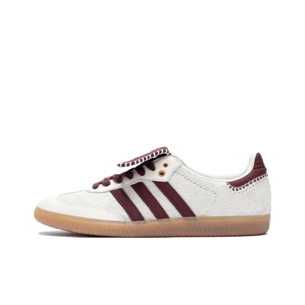 Adidas Samba x Wales Bonner Nylon Tonal Cream White - Image 5