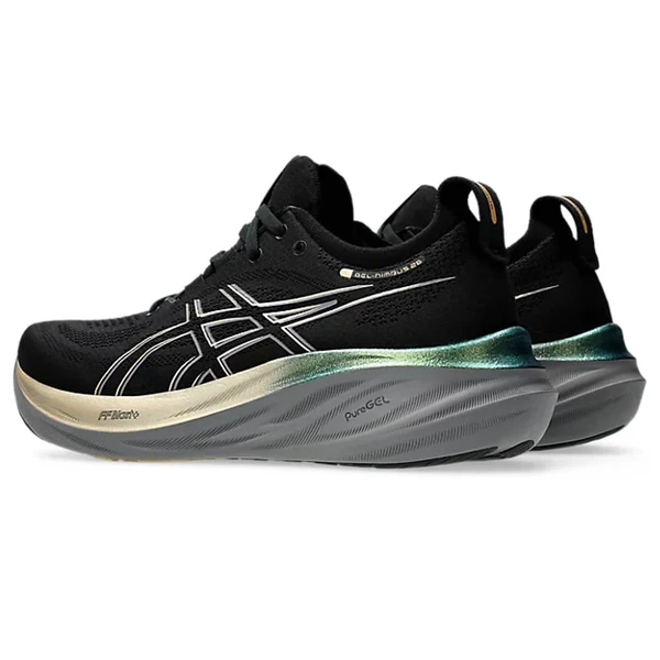 Asics Gel-Nimbus 26 Platinum Black & Champagne - Image 6