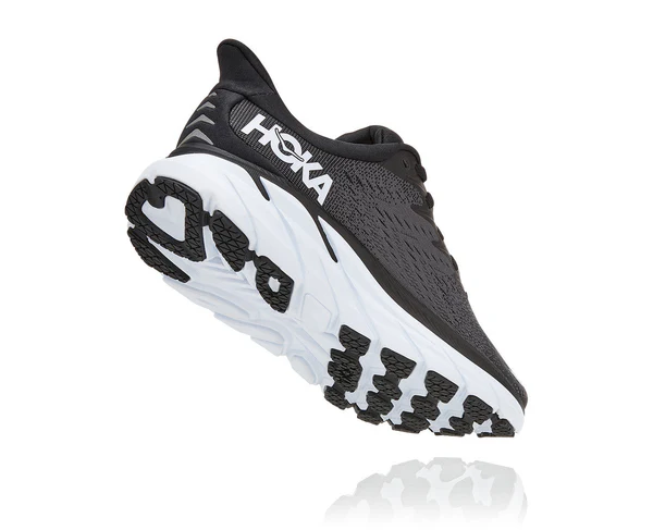 Hoka One Clifton 8 Black White - Image 4