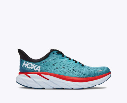 Hoka One Clifton 8 Real Teal Aquarelle - Image 2