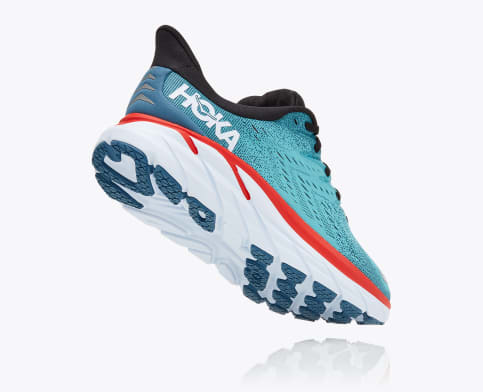 Hoka One Clifton 8 Real Teal Aquarelle - Image 4