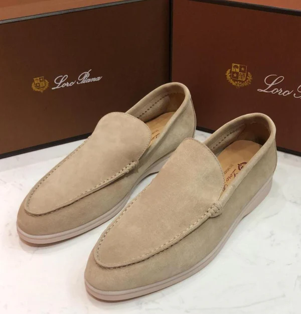 Loro Piana Sand Mens Loafers