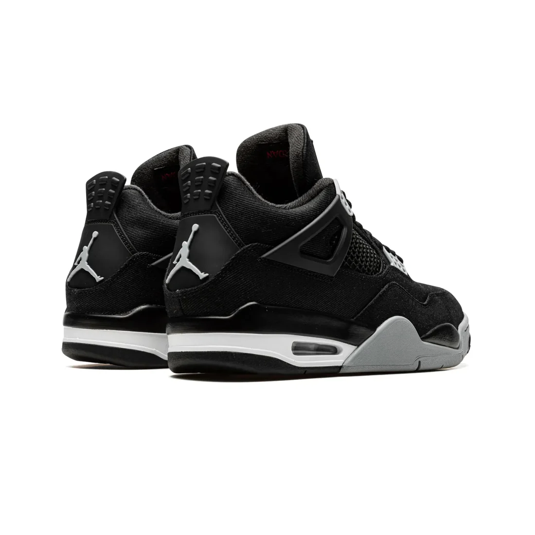 Air Jordan 4 Retro Black Canvas - Image 3