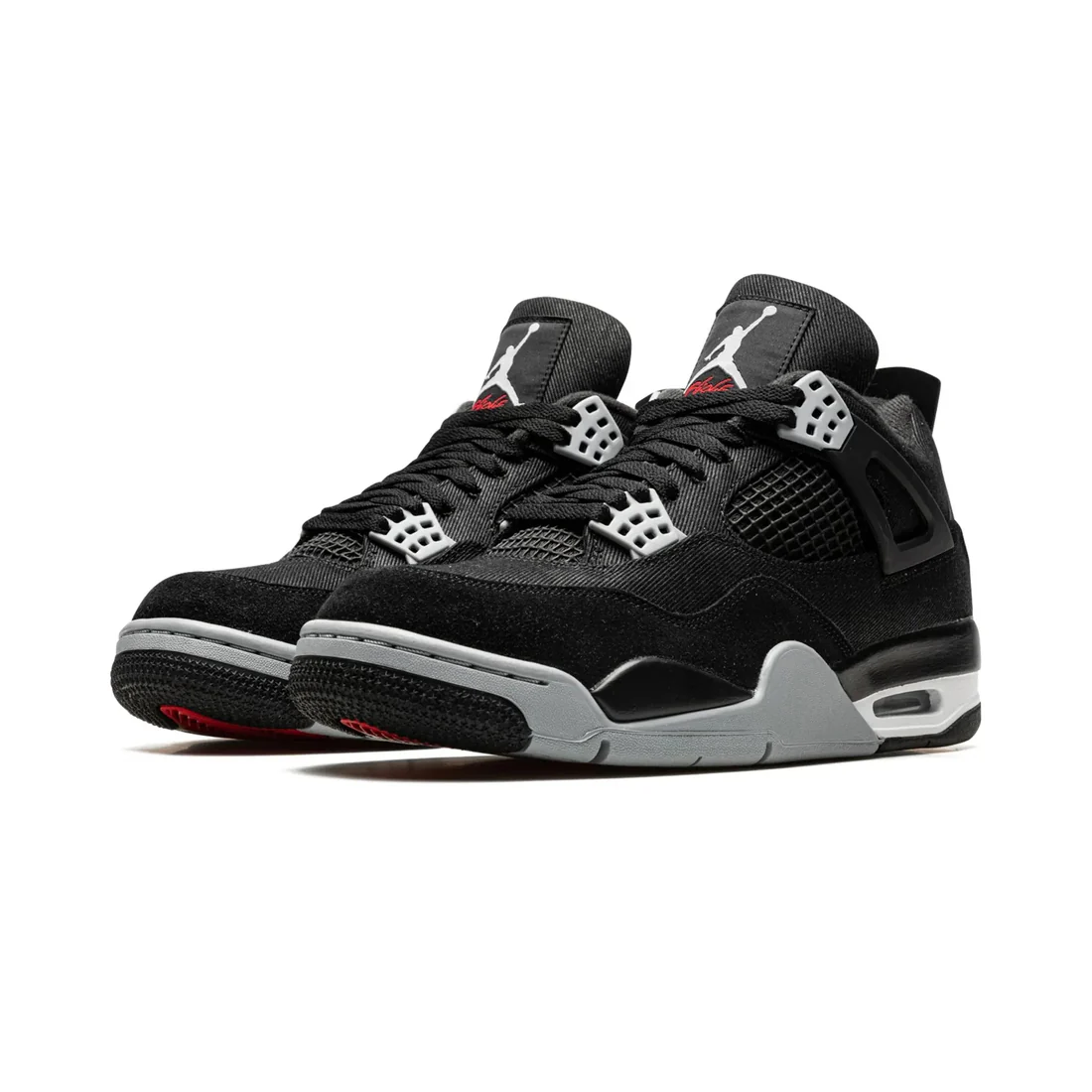 Air Jordan 4 Retro Black Canvas - Image 2