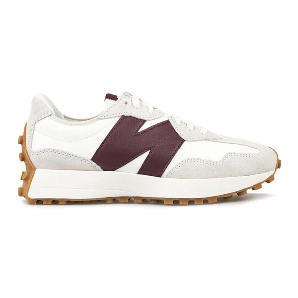 New Balance 327 White Dark Red - Image 3