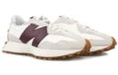 New Balance 327 White Dark Red