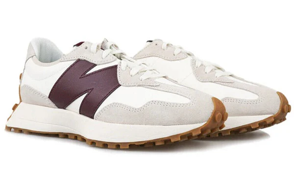 New Balance 327 White Dark Red - Image 4