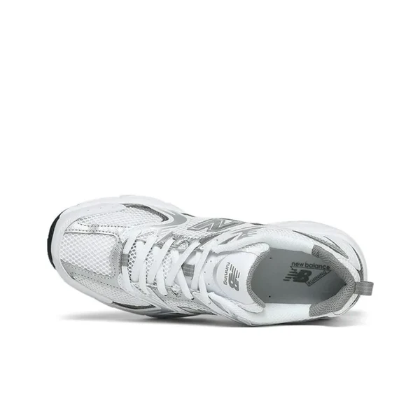 New Balance 530 White Silver Metallic - Image 2