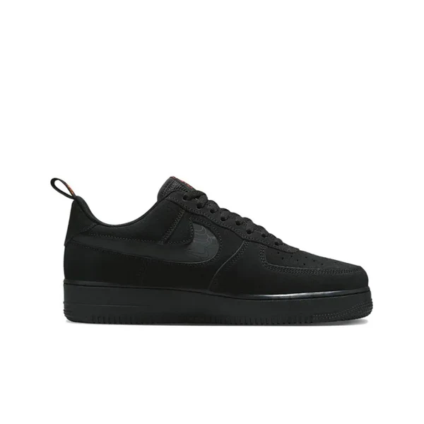 Nike Air Force 1 Low Multi Swoosh Black Crimson - Image 3