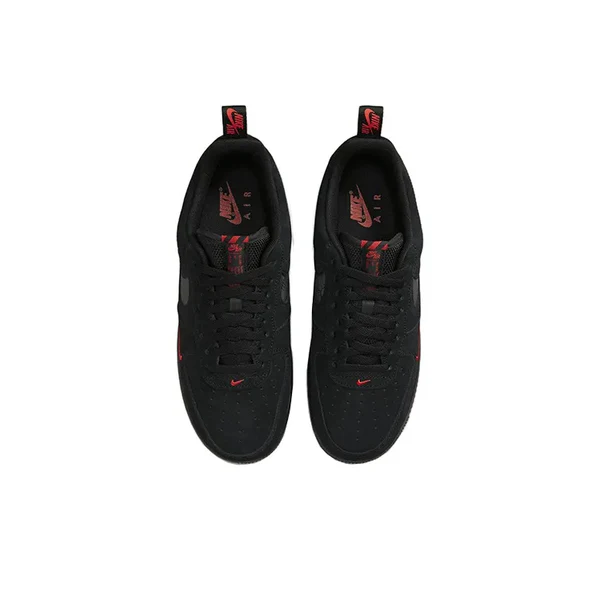 Nike Air Force 1 Low Multi Swoosh Black Crimson - Image 4