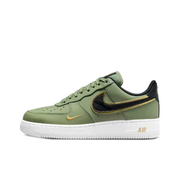Nike Air Force 1 Olive Green Gold - Image 5