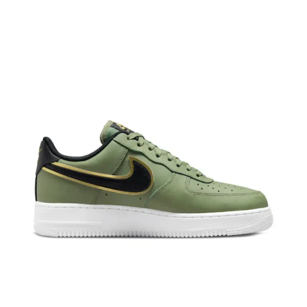 Nike Air Force 1 Olive Green Gold - Image 3