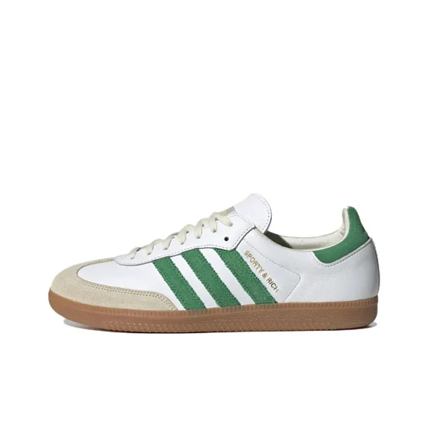 Sporty & Rich x Adidas Samba OG Rich White Green - Image 5