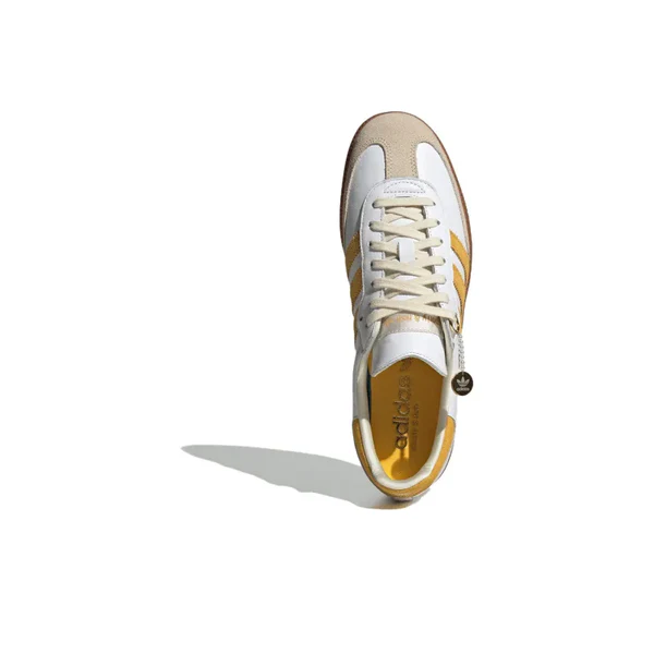 Sporty & Rich x Adidas Samba OG White Bold Gold - Image 4