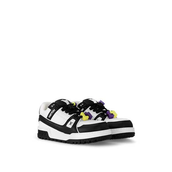 Louis Vuitton Trainer Maxi Black White Sneaker - Image 3