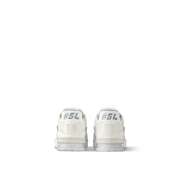 Louis Vuitton #54 Signature White Grey Trainer - Image 7
