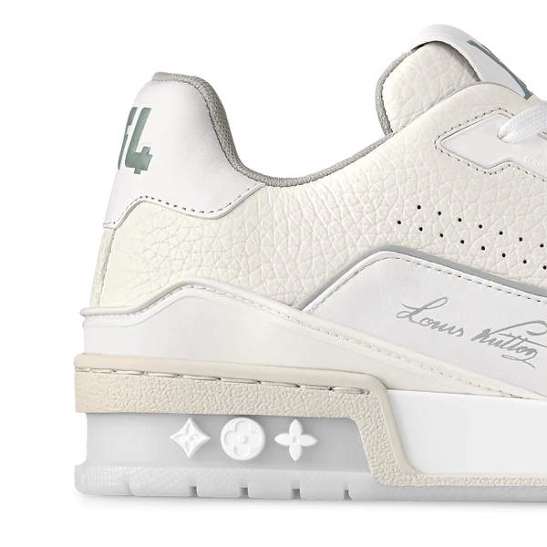 Louis Vuitton #54 Signature White Grey Trainer - Image 6