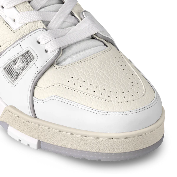 Louis Vuitton #54 Signature White Grey Trainer - Image 5