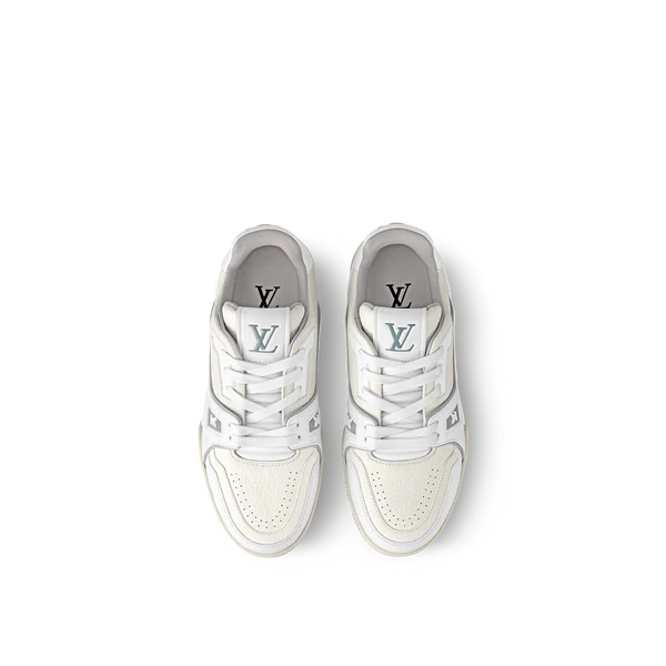 Louis Vuitton #54 Signature White Grey Trainer - Image 4