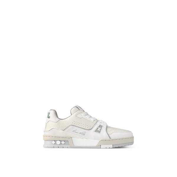 Louis Vuitton #54 Signature White Grey Trainer