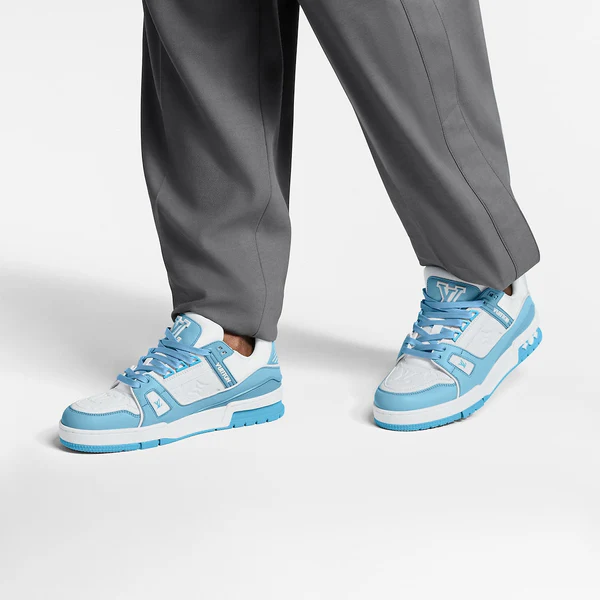 Louis Vuitton Sky Blue Trainer - Image 5