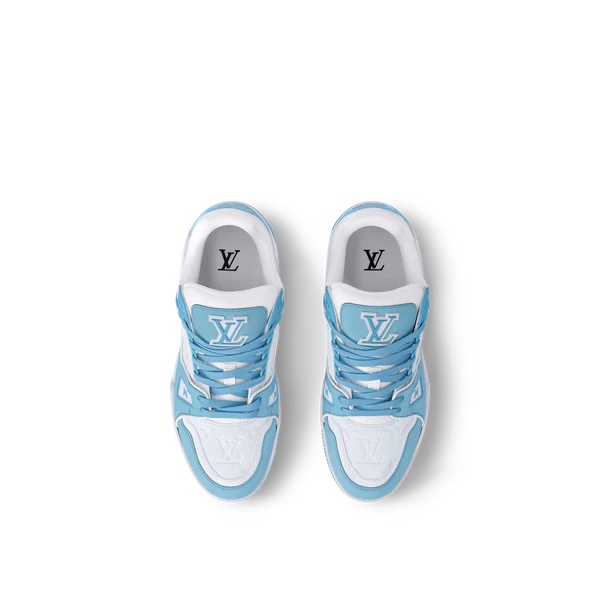 Louis Vuitton Sky Blue Trainer - Image 4