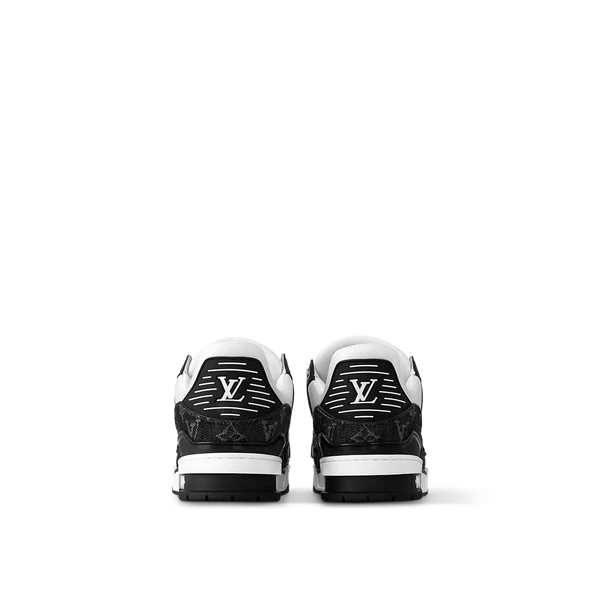 Louis Vuitton Black White Trainer - Image 7