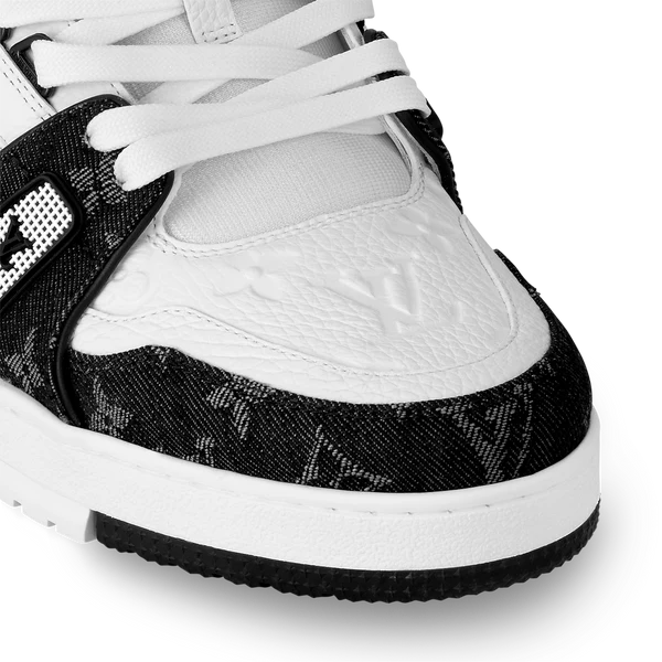 Louis Vuitton Black White Trainer - Image 5