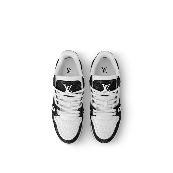 Louis Vuitton Black White Trainer - Image 4