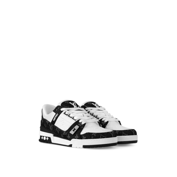 Louis Vuitton Black White Trainer - Image 2