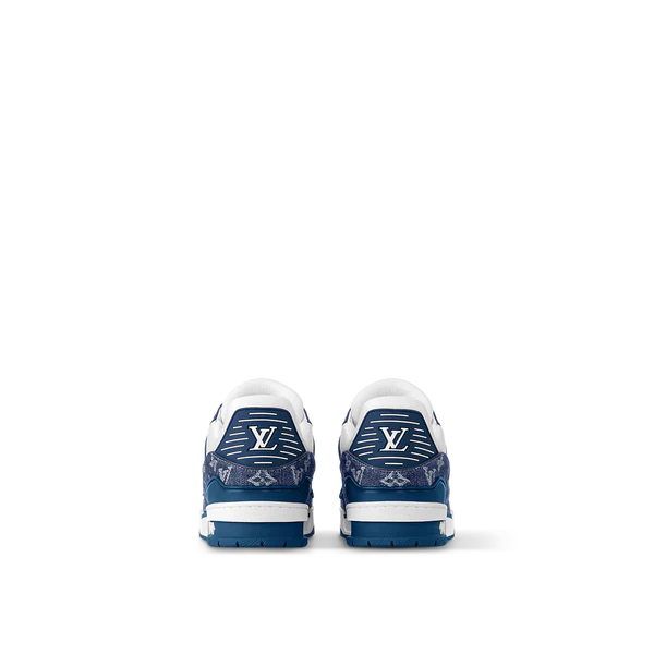 Louis Vuitton Blue White Trainer - Image 8