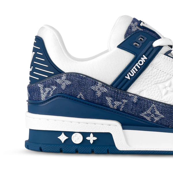 Louis Vuitton Blue White Trainer - Image 7