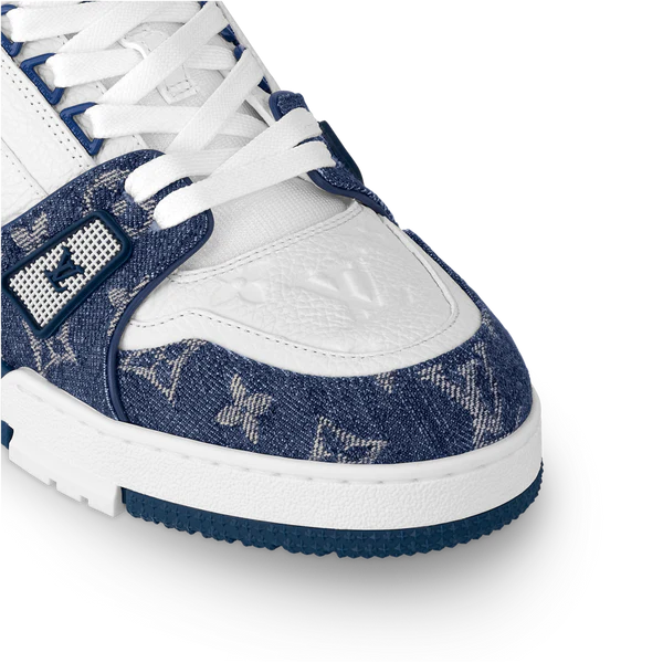 Louis Vuitton Blue White Trainer - Image 5