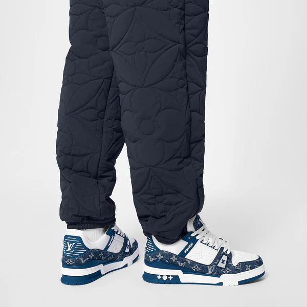 Louis Vuitton Blue White Trainer - Image 3