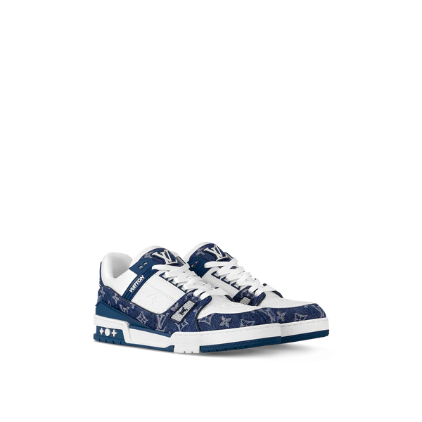 Louis Vuitton Blue White Trainer - Image 2